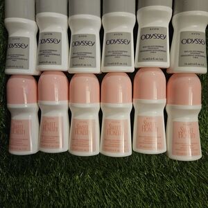 Avon Odyssey and Sweet Honesty Deodorant Collection - White and Pink 12 Pack